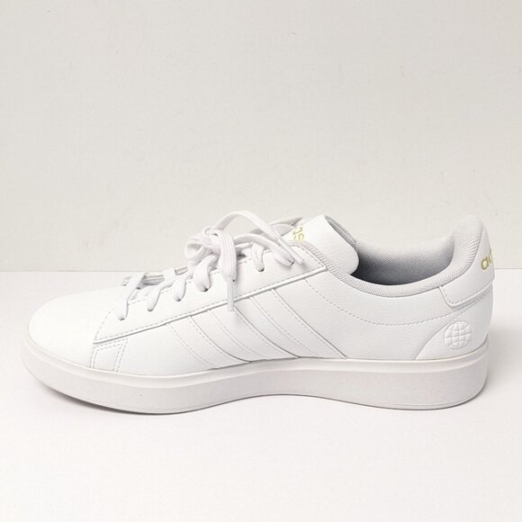 Adidas Grand Court 2.0 Sporty Sneakers, White, Women's 11 - Picture 4 of 7